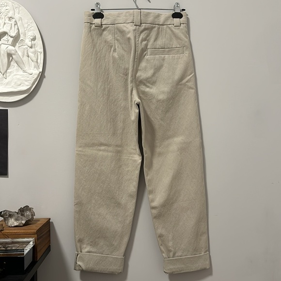 COS Cuffed Loose Fit Khaki Pants 2 - Picture 3 of 7